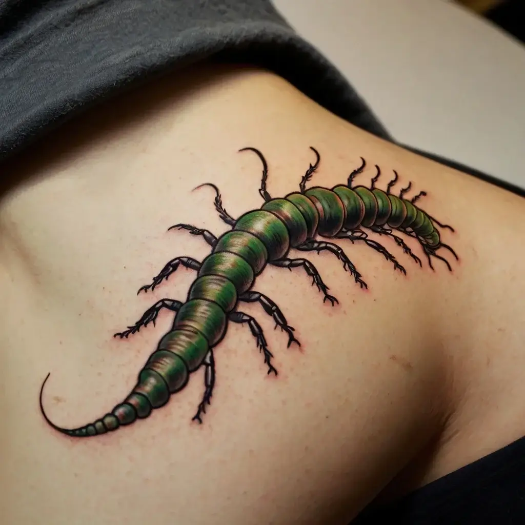 japanese centipede tattoo (93)