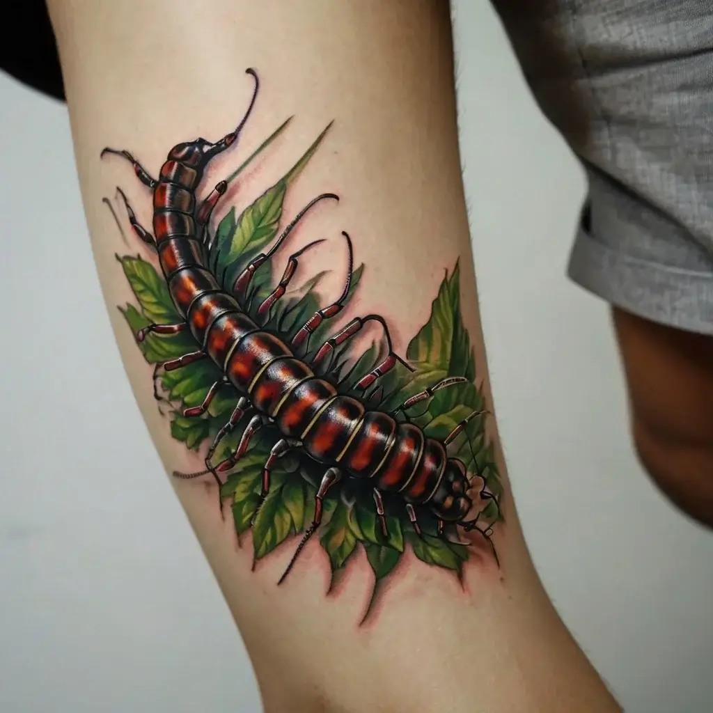 japanese centipede tattoo (95)