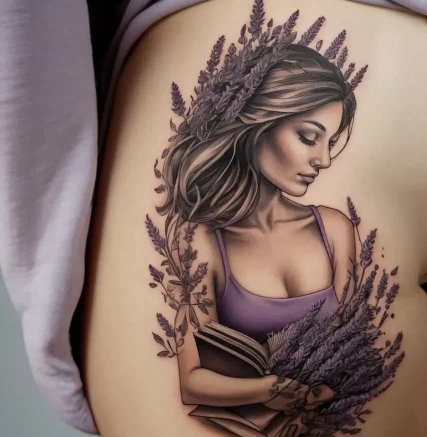 lavender tattoo (11)