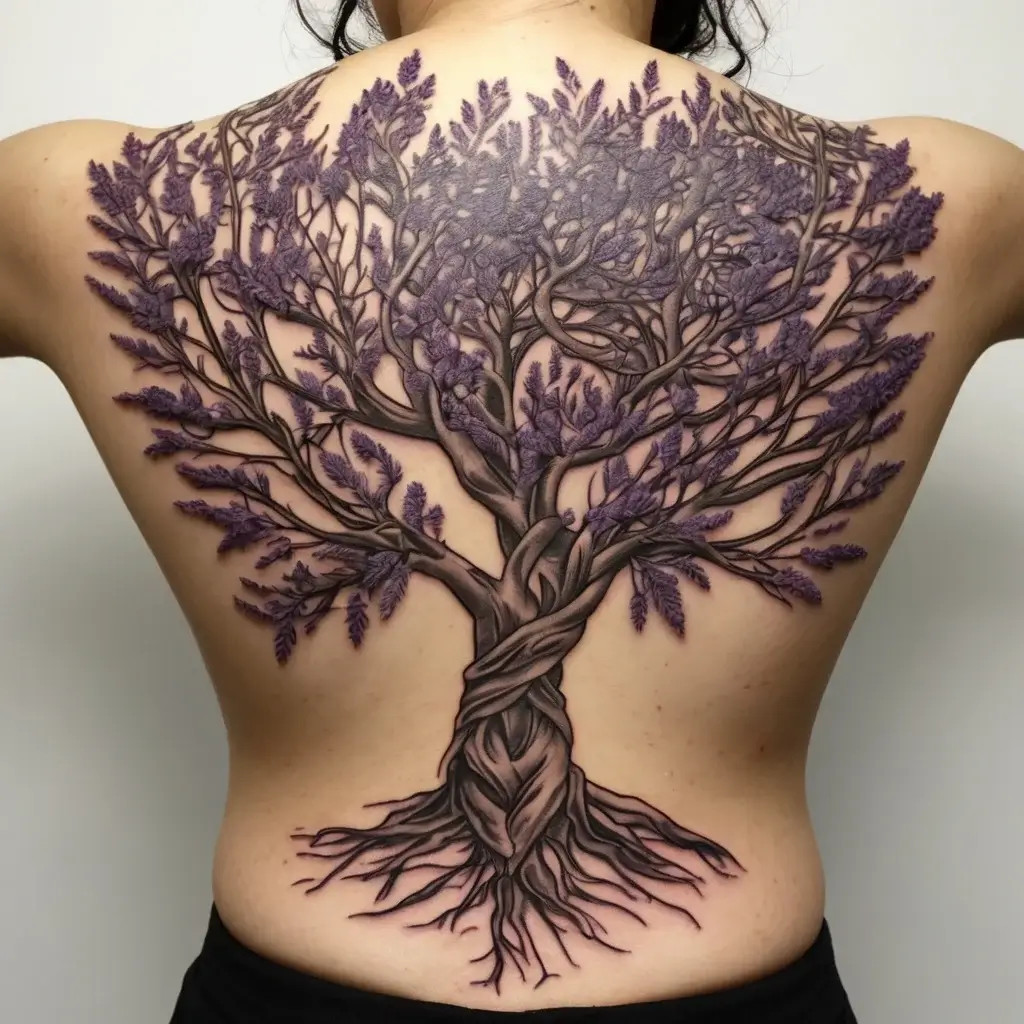 lavender tattoo (18)