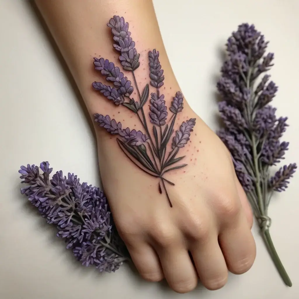 lavender tattoo (28)