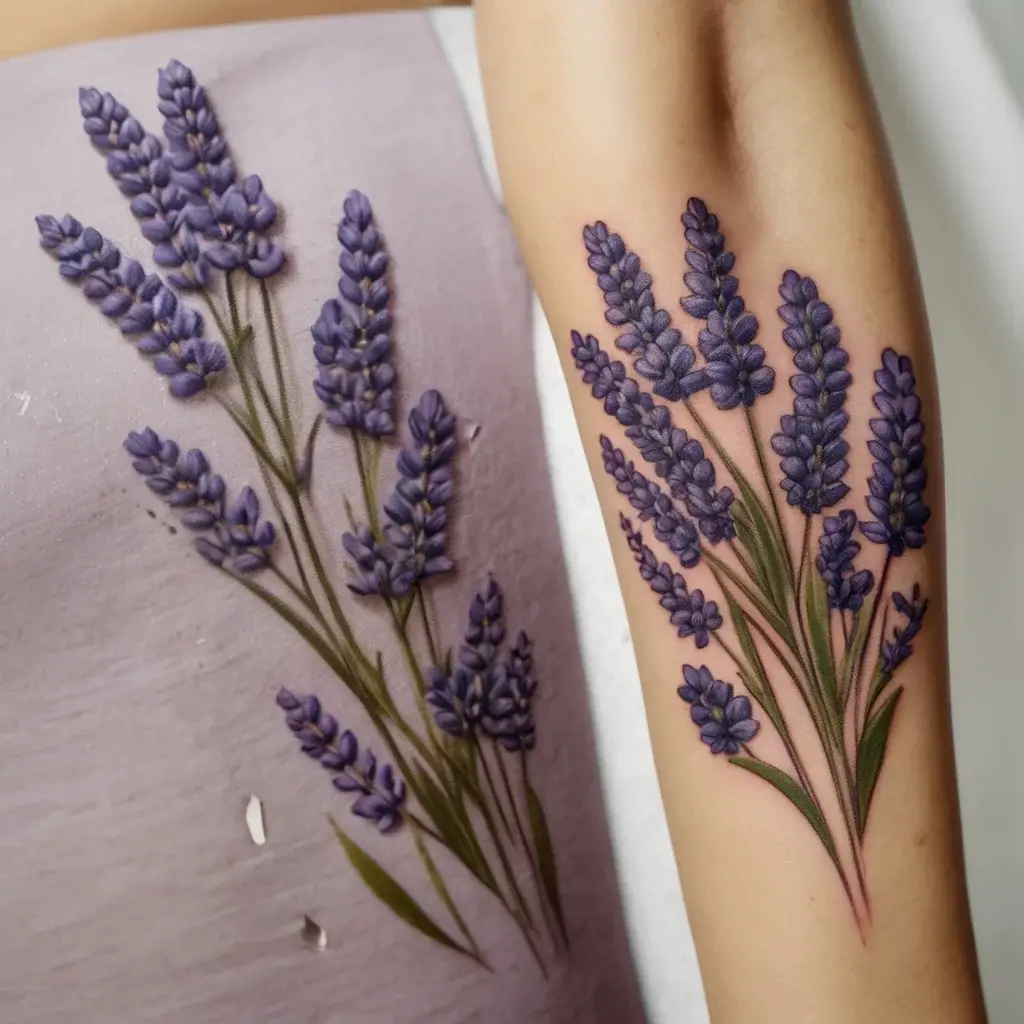 lavender tattoo (29)