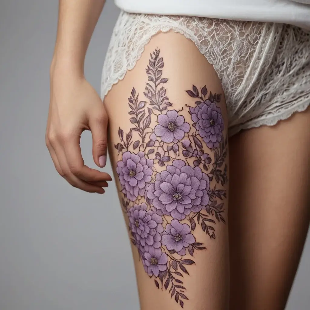 lavender tattoo (34)