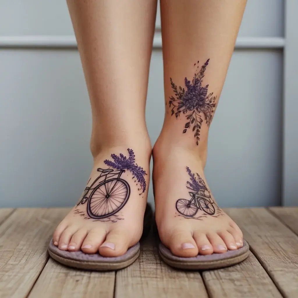 lavender tattoo (4)