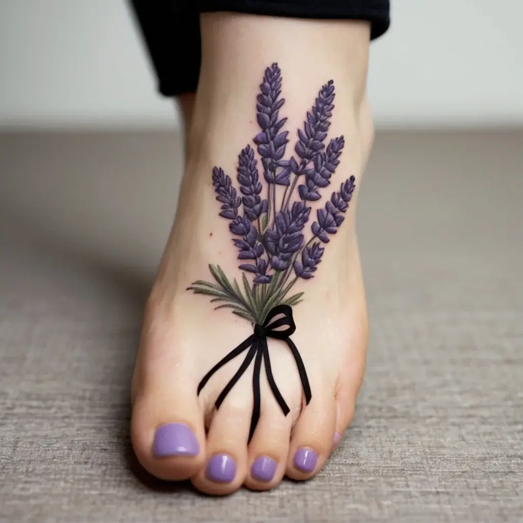 lavender tattoo (42)