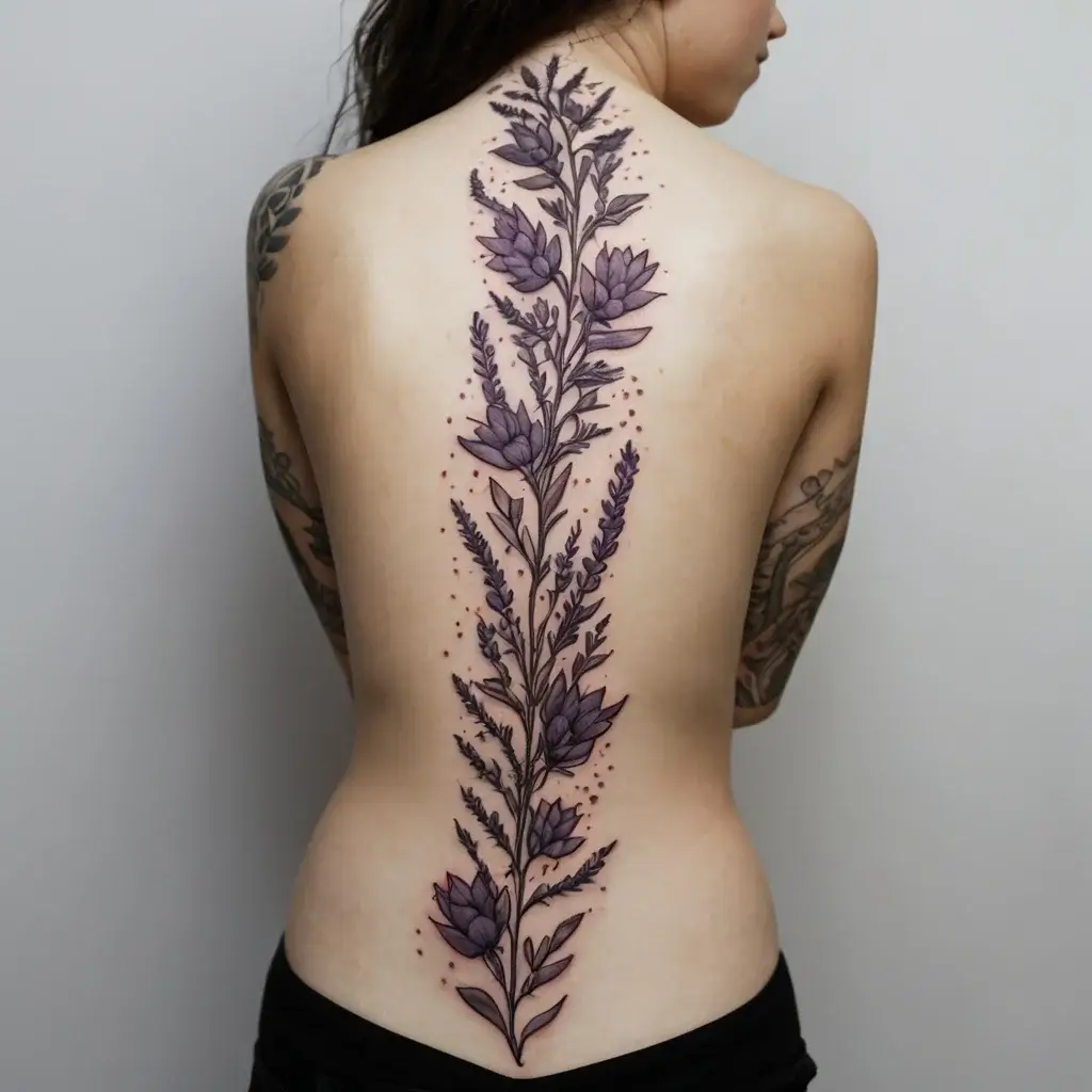 lavender tattoo (54)