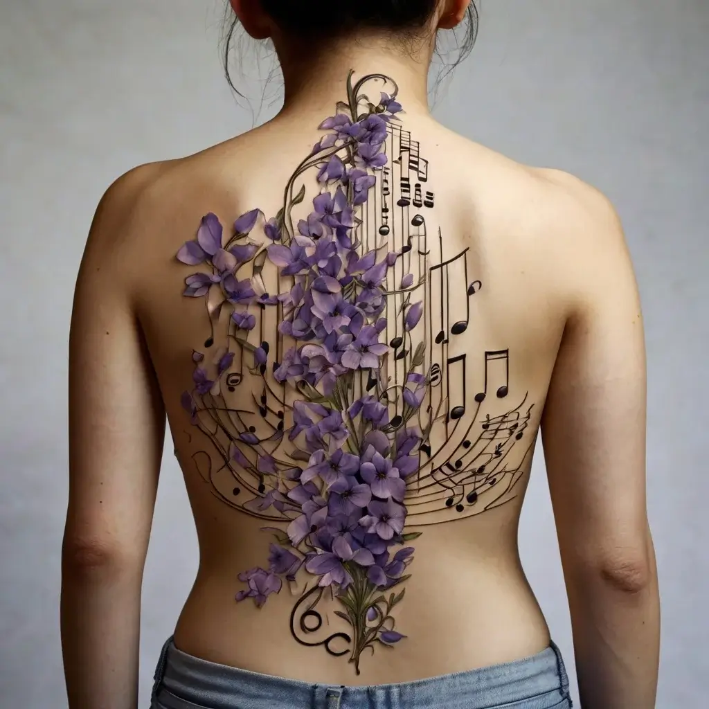 lavender tattoo (6)