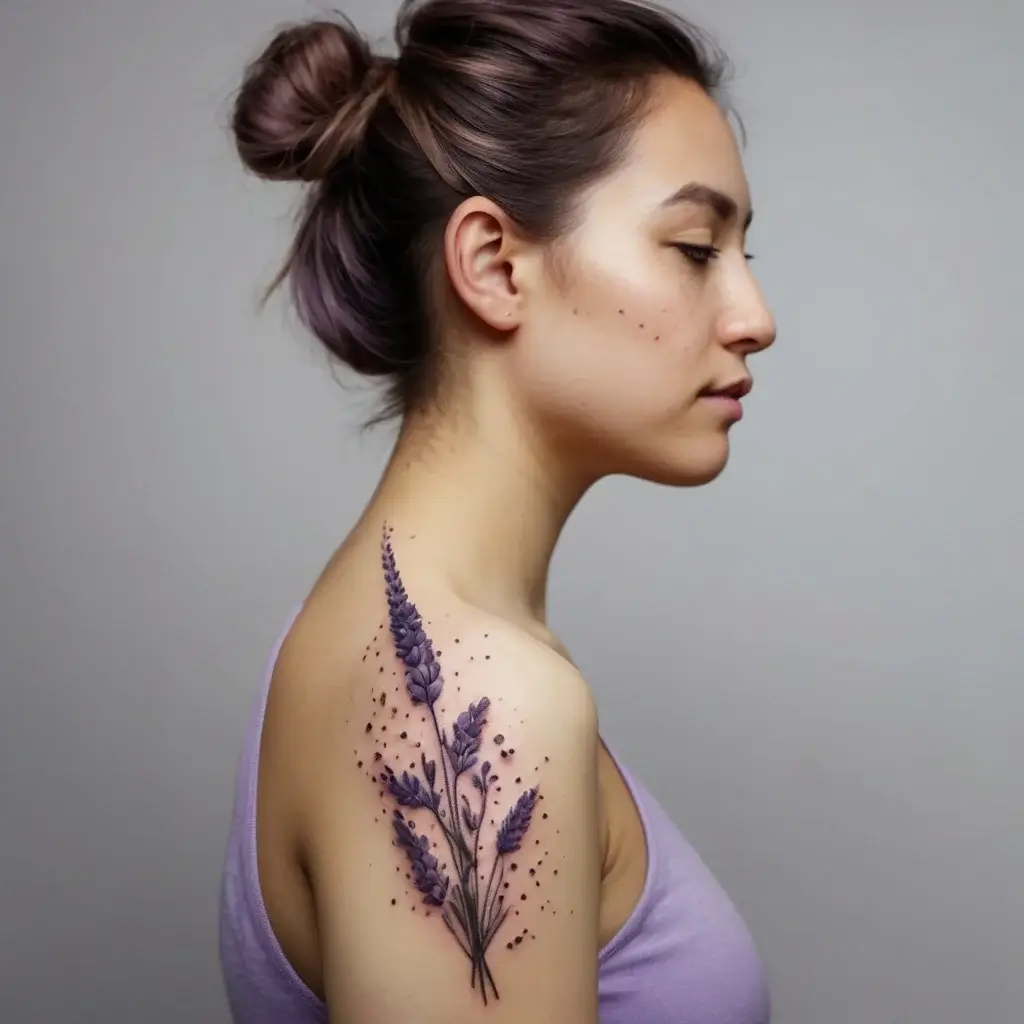 lavender tattoo (7)