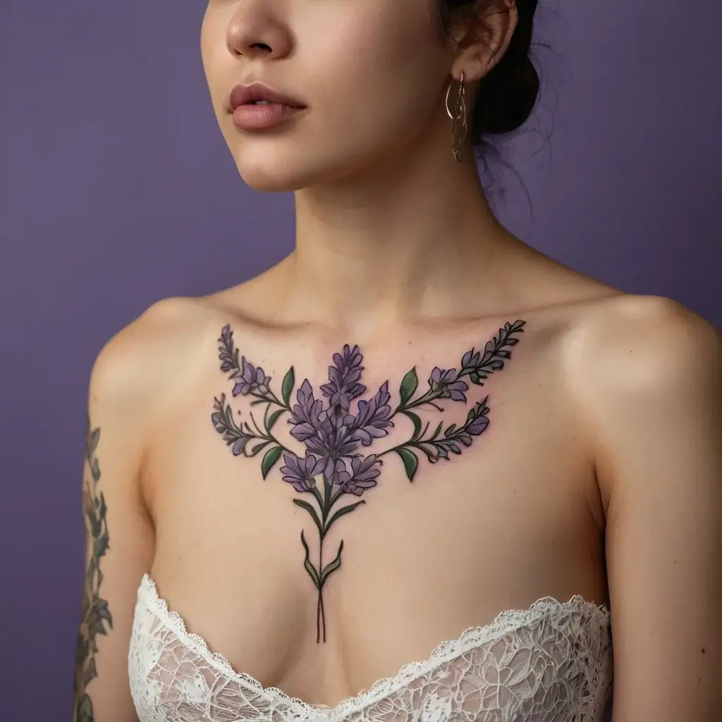 lavender tattoo (70)