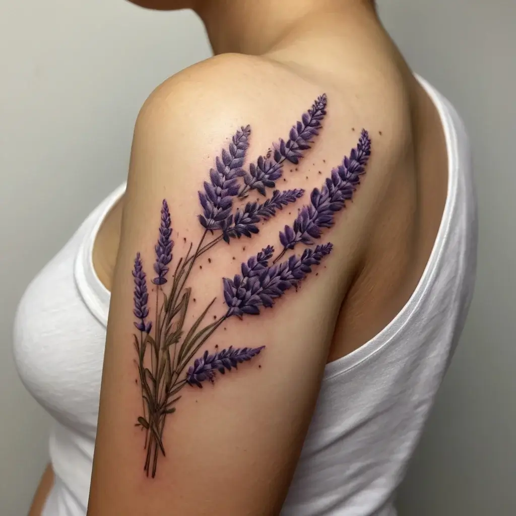 lavender tattoo (74)