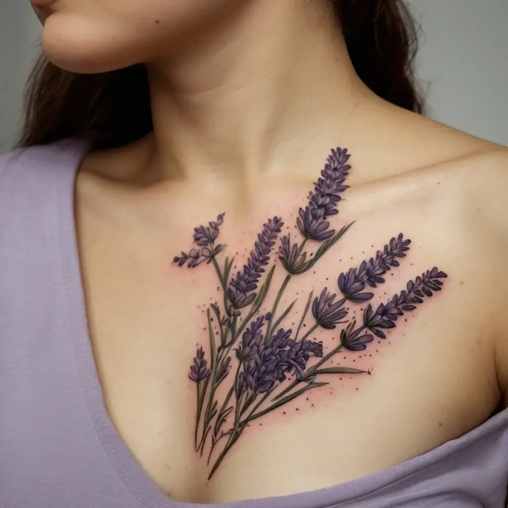 lavender tattoo (75)