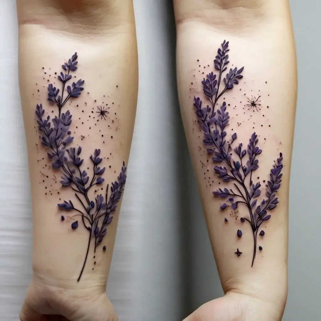 lavender tattoo (8)