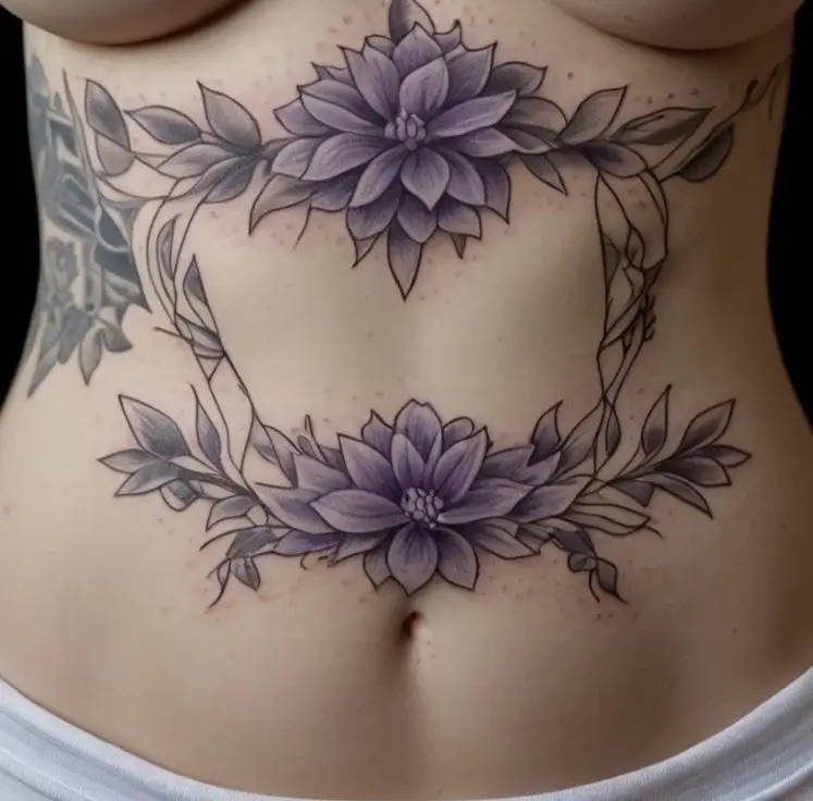 lavender tattoo (81)