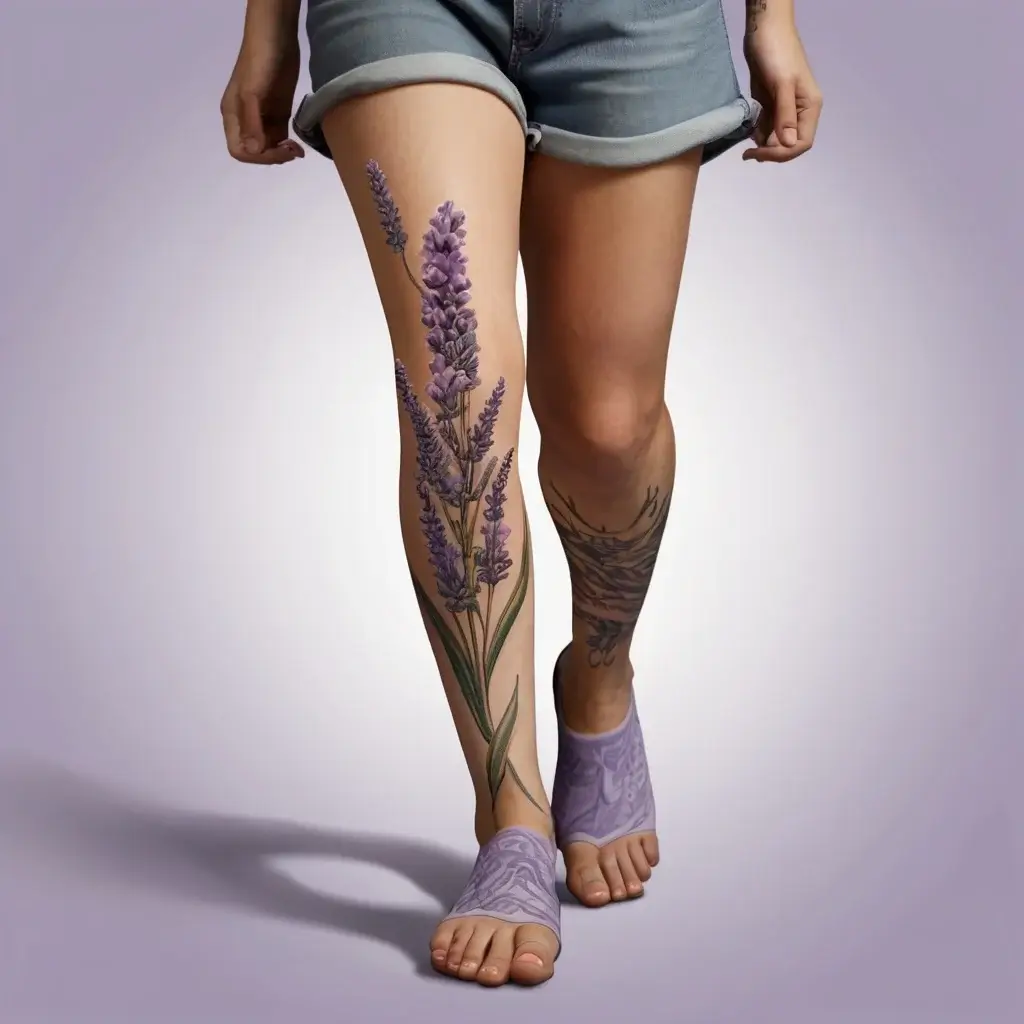 lavender tattoo (83)