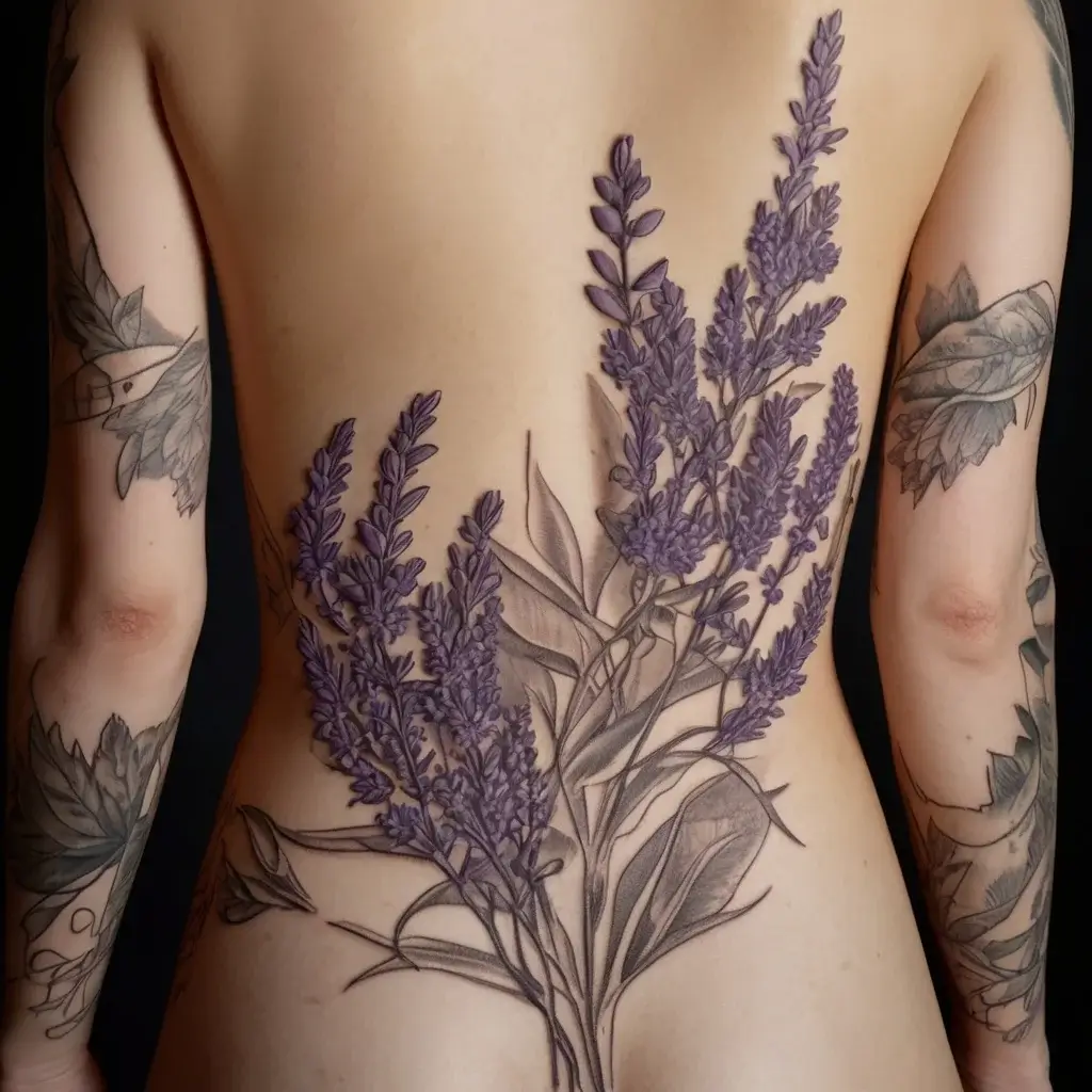 lavender tattoo (86)