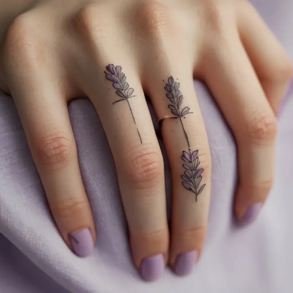 lavender tattoo (87)