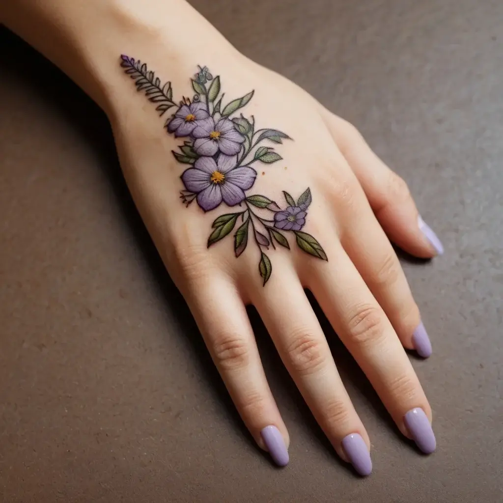 lavender tattoo (89)