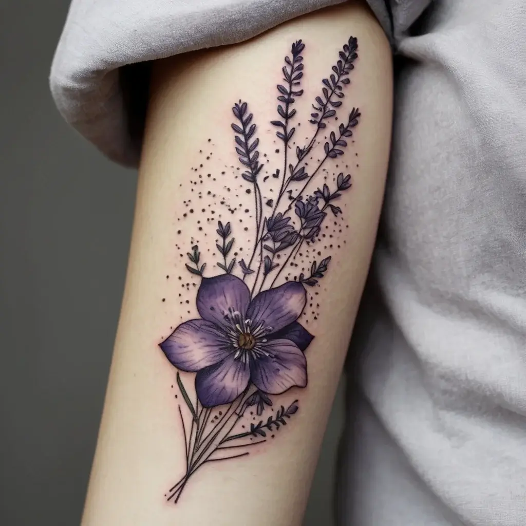 lavender tattoo (9)