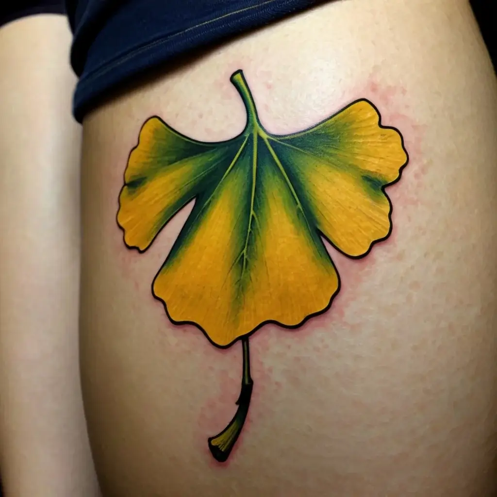 leaf tattoos (105)