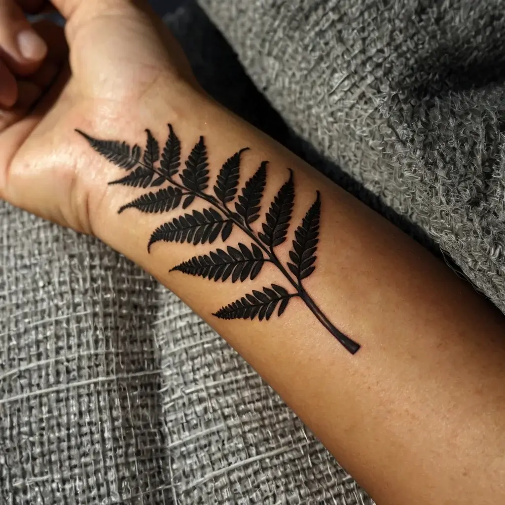 leaf tattoos (106)