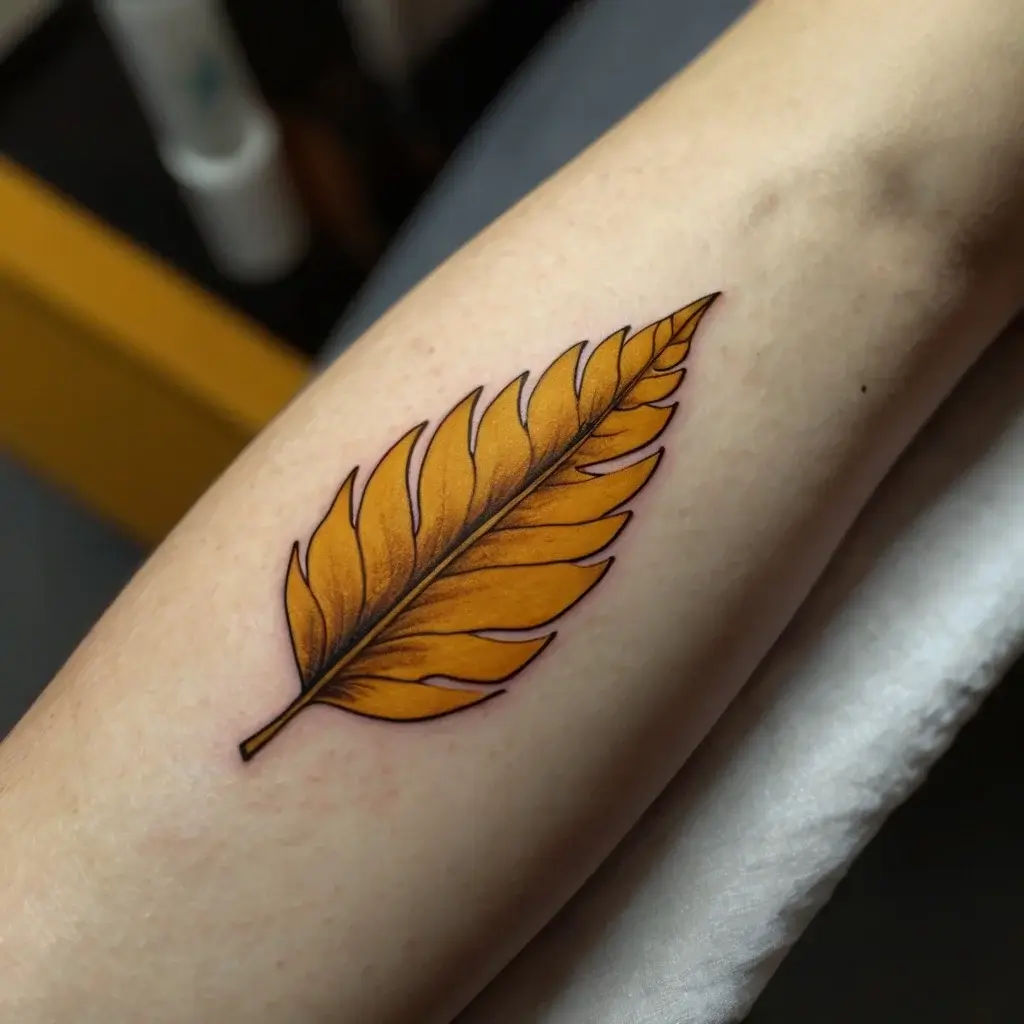 leaf tattoos (13)