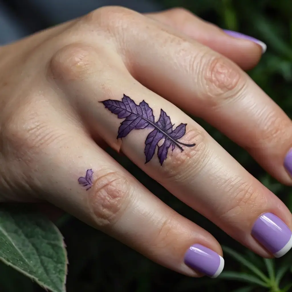 leaf tattoos (14)