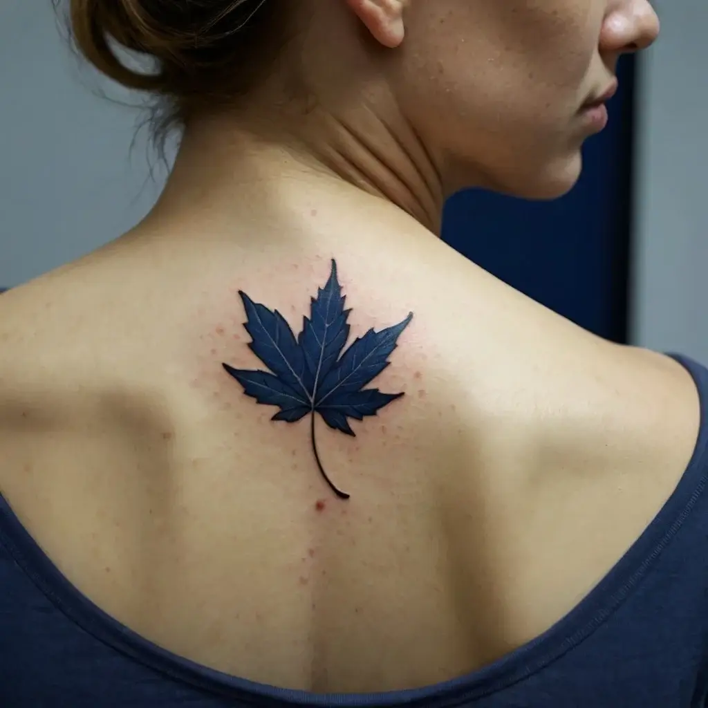 leaf tattoos (18)