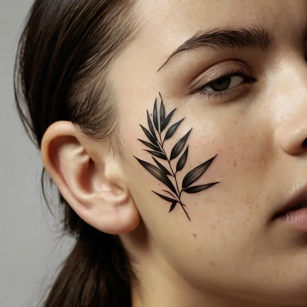 leaf tattoos (53)