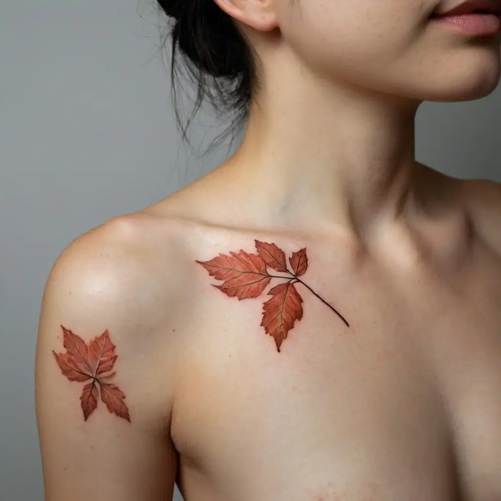 leaf tattoos (6)