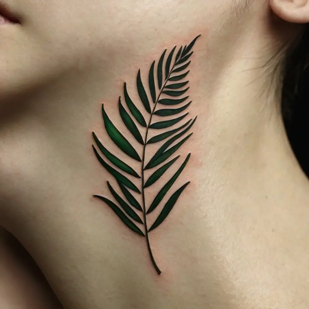 leaf tattoos (65)