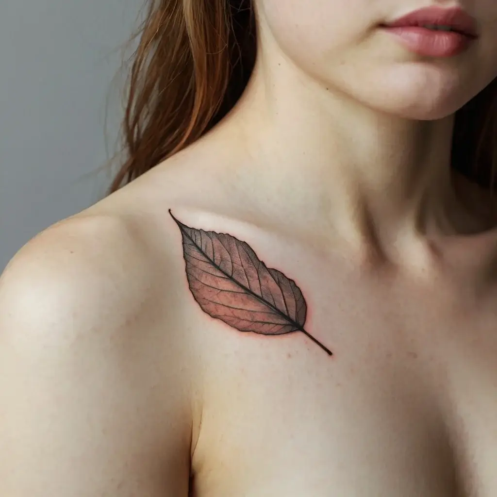 leaf tattoos (8)