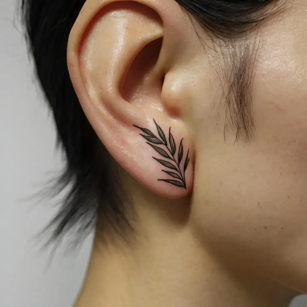 leaf tattoos (81)