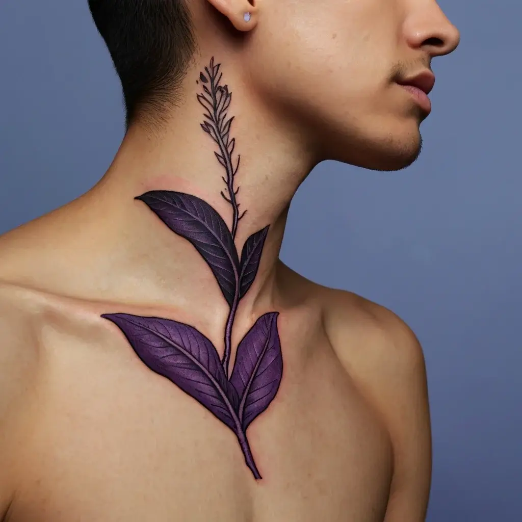 leaf tattoos (9)