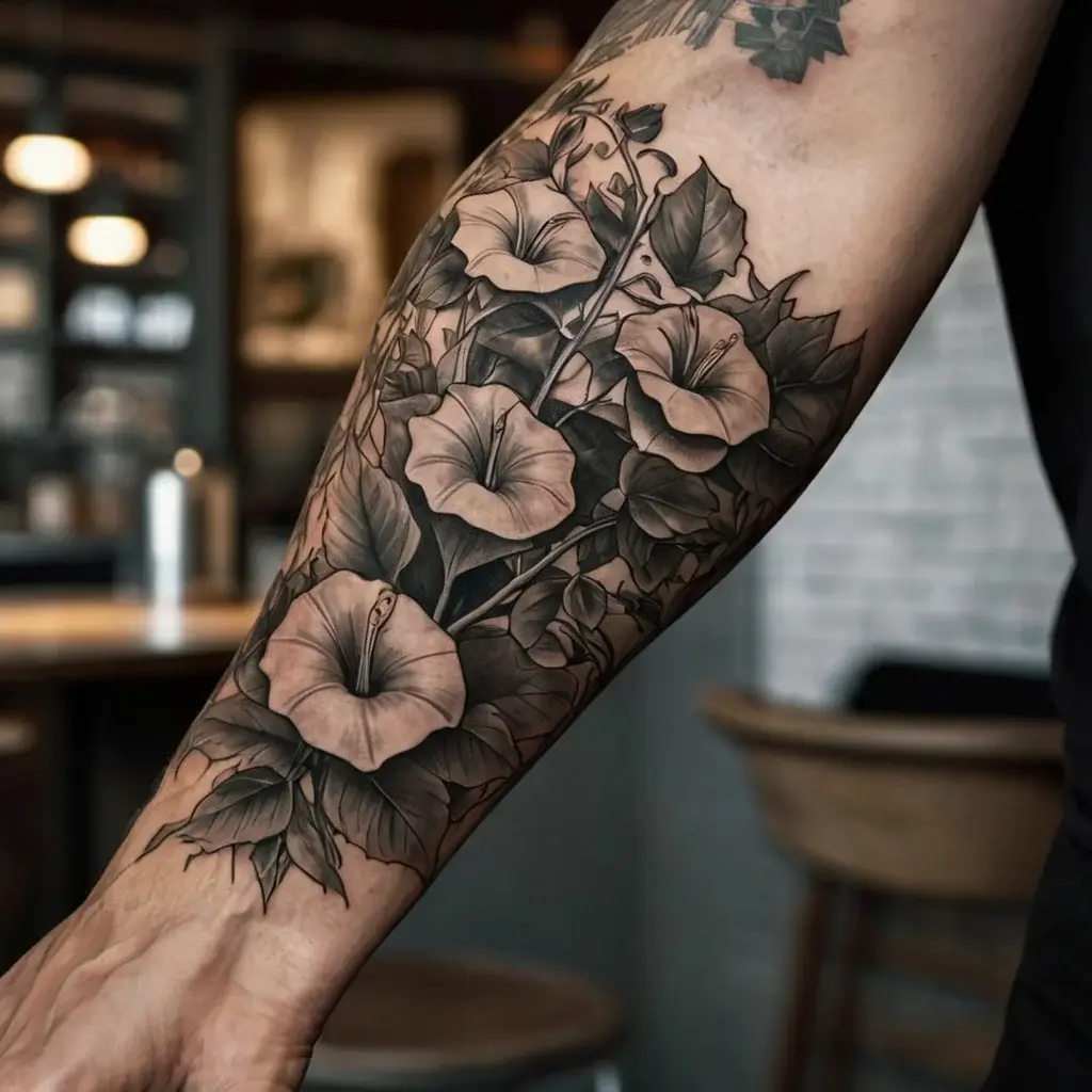 morning glory tattoo (41)