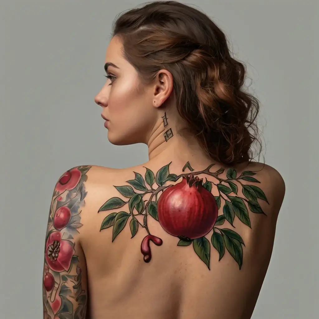 pomegranate tattoos (23)