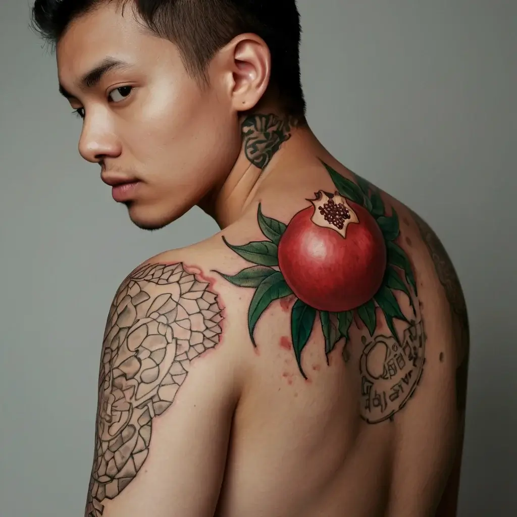 pomegranate tattoos (30)