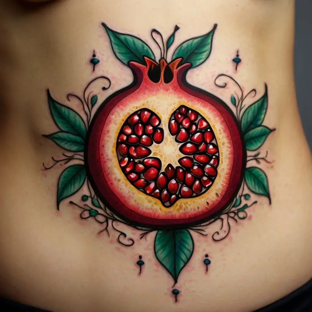 pomegranate tattoos (33)