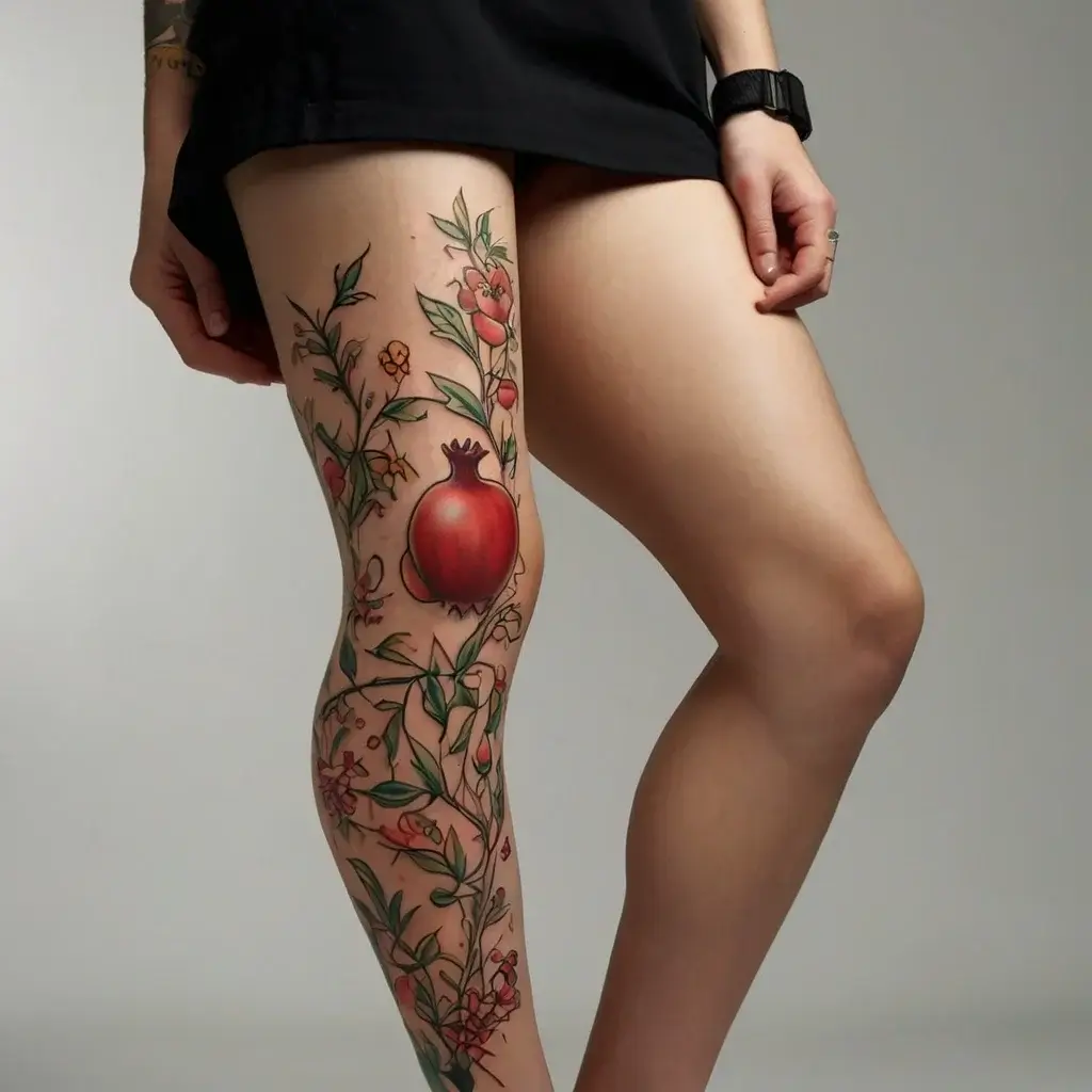 pomegranate tattoos (38)