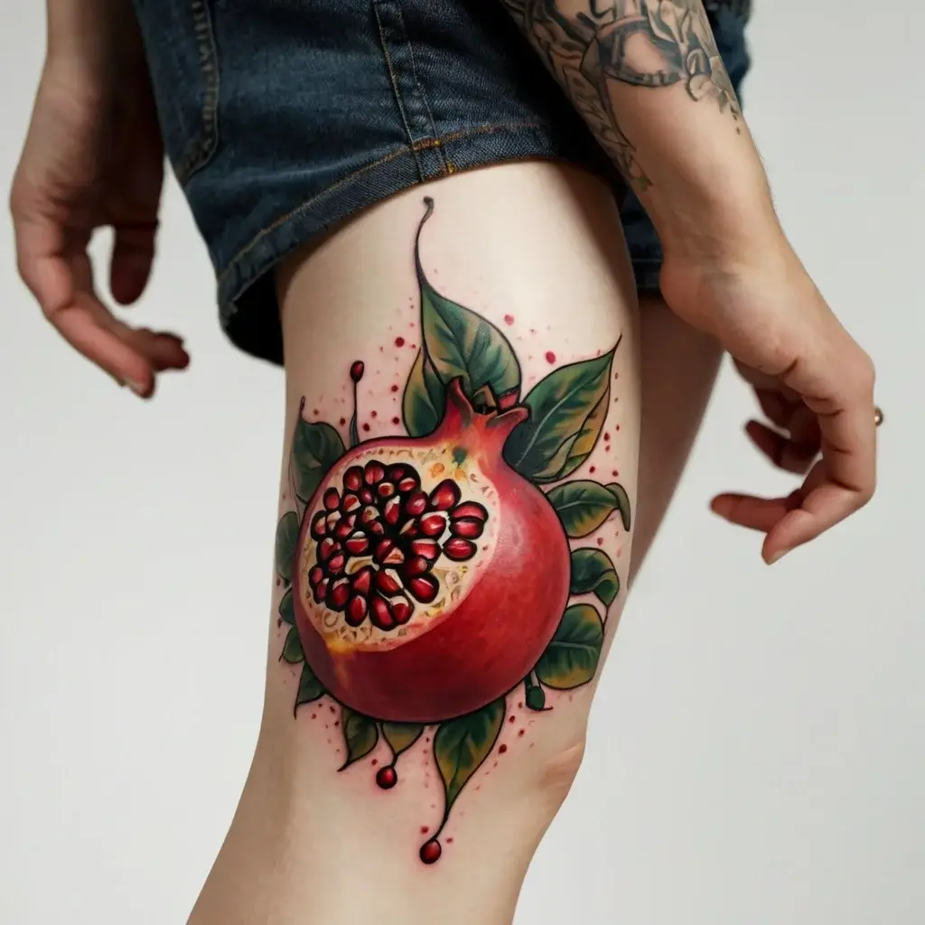 pomegranate tattoos (39)