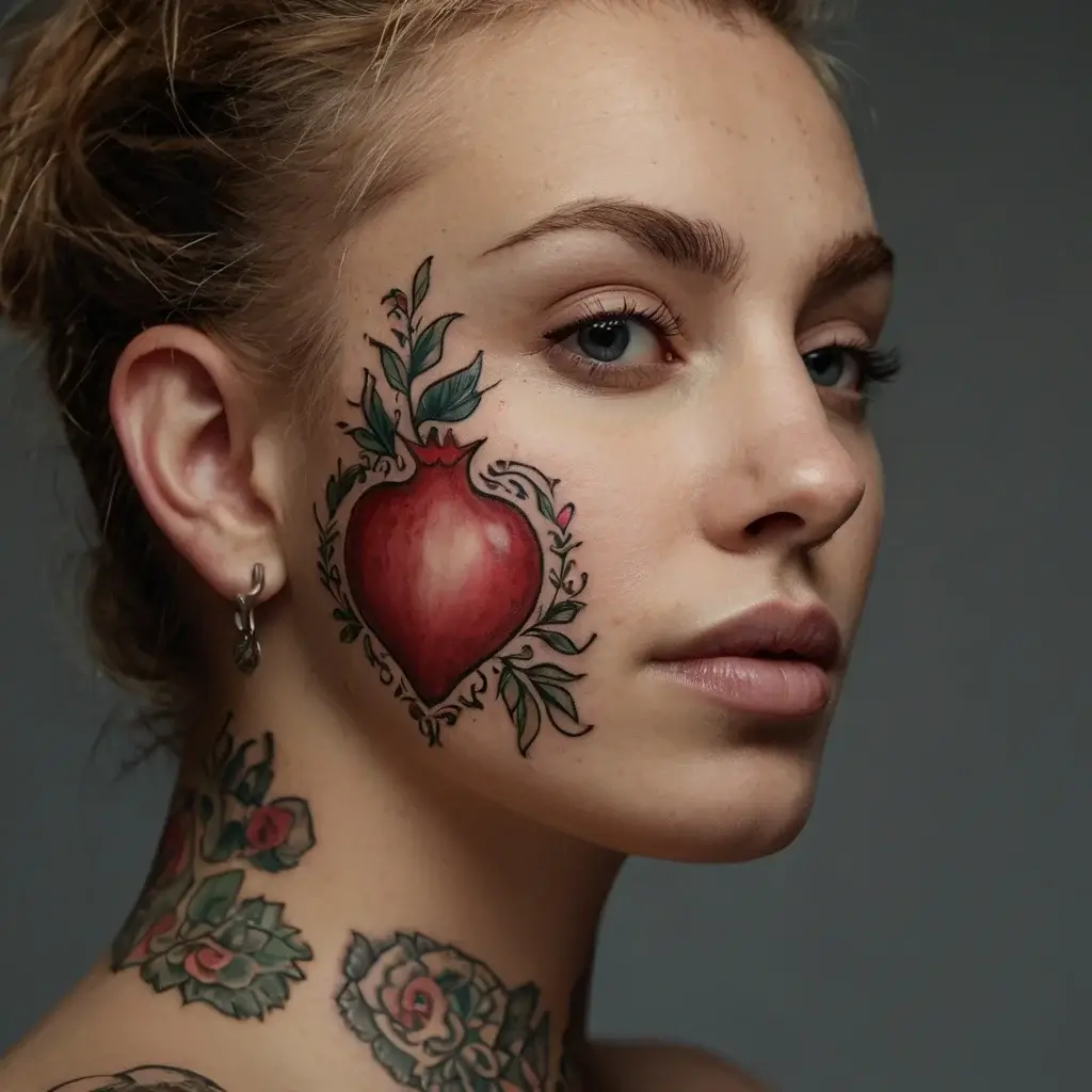 pomegranate tattoos (40)