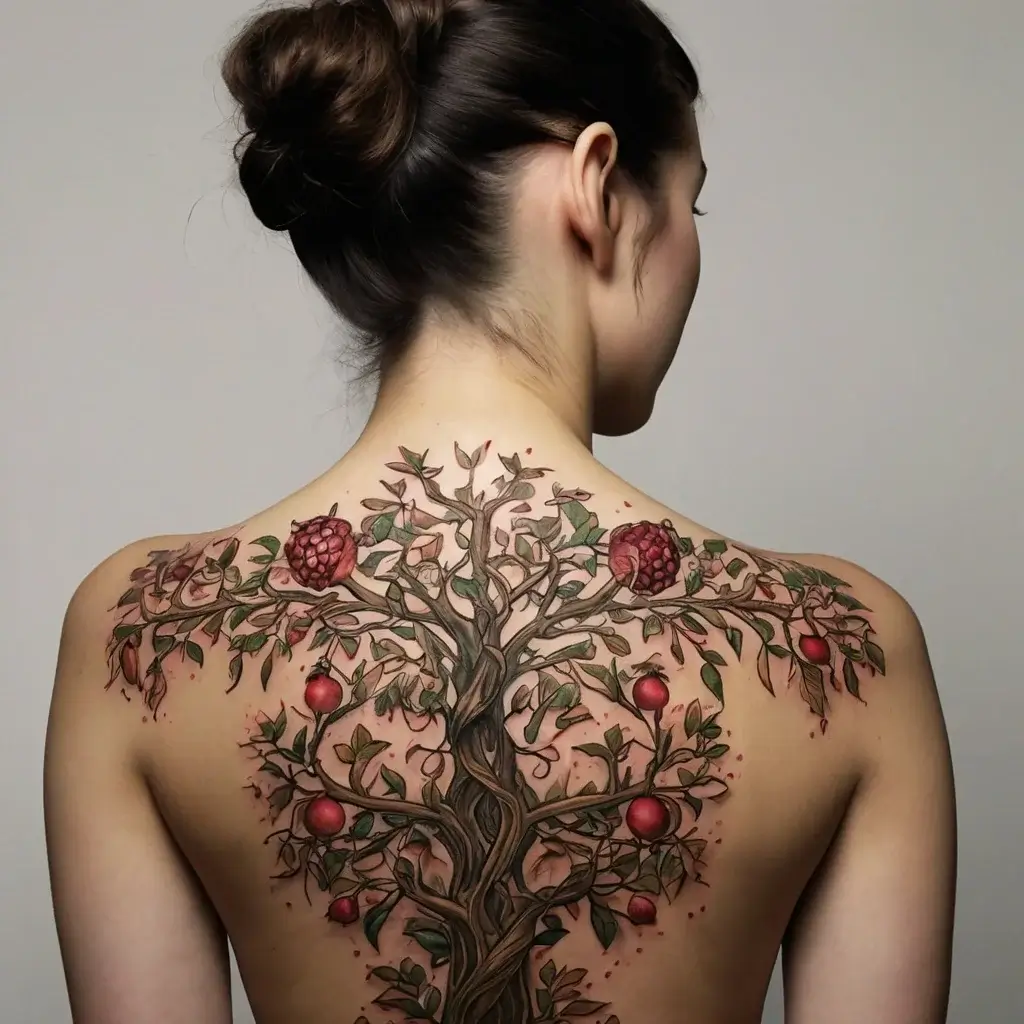 pomegranate tattoos (43)