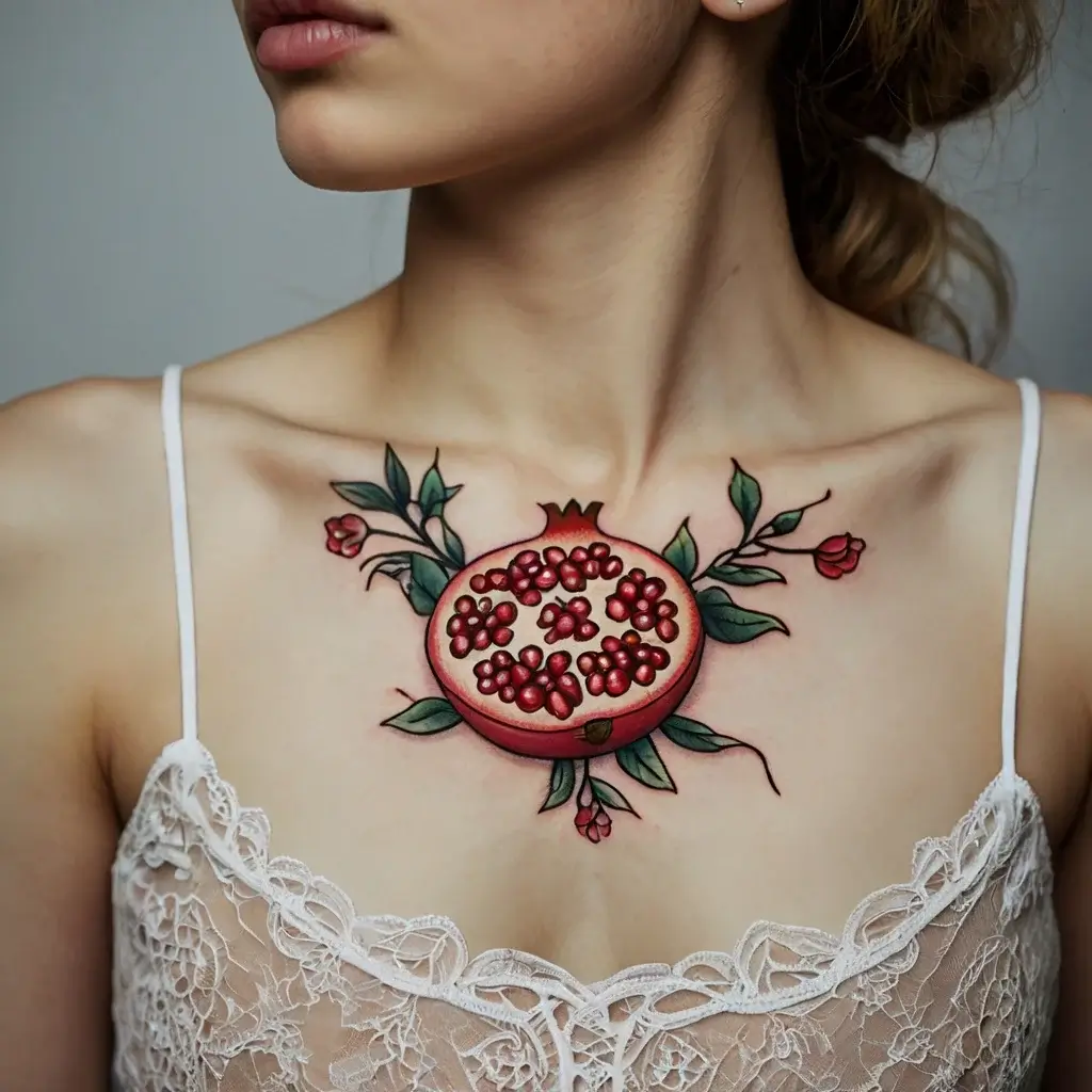 pomegranate tattoos (45)