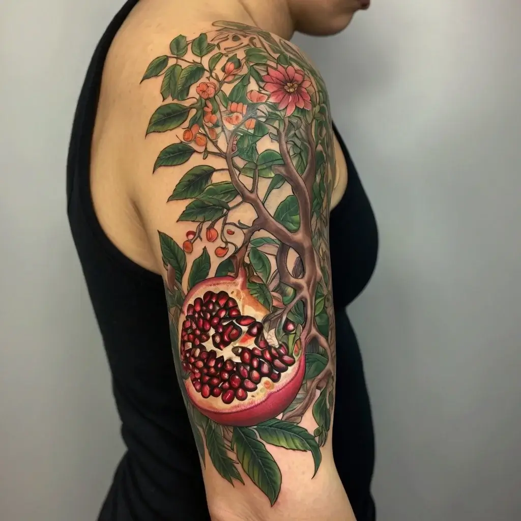 pomegranate tattoos (49)