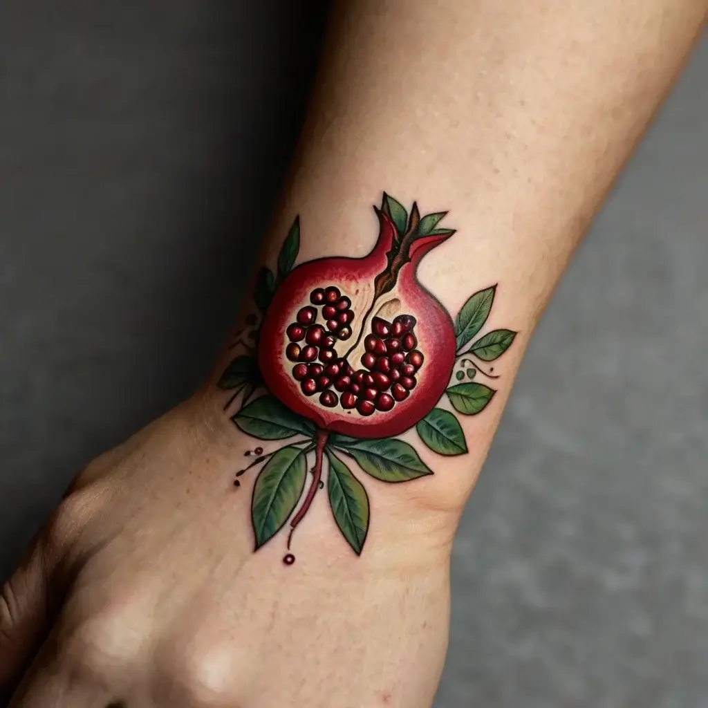 pomegranate tattoos (55)