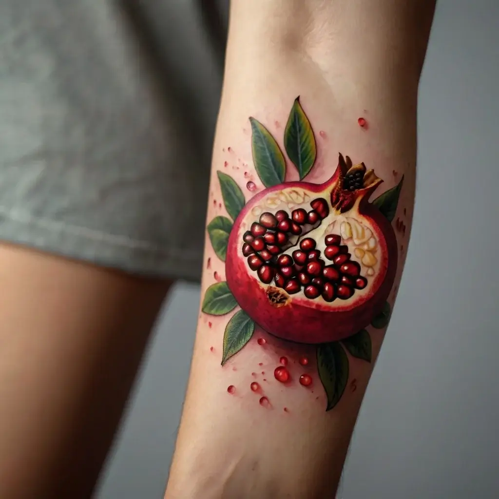 pomegranate tattoos (62)