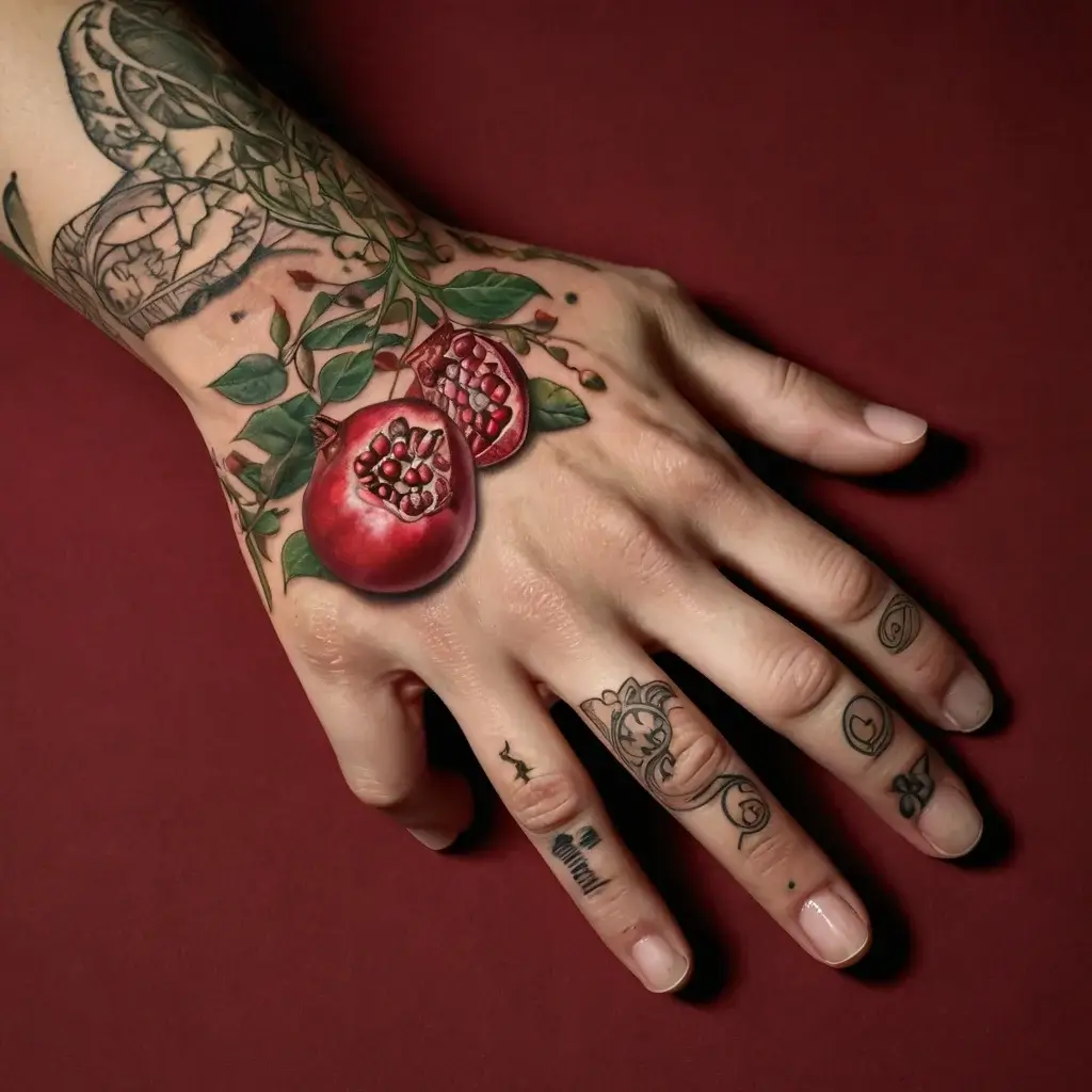 pomegranate tattoos (67)