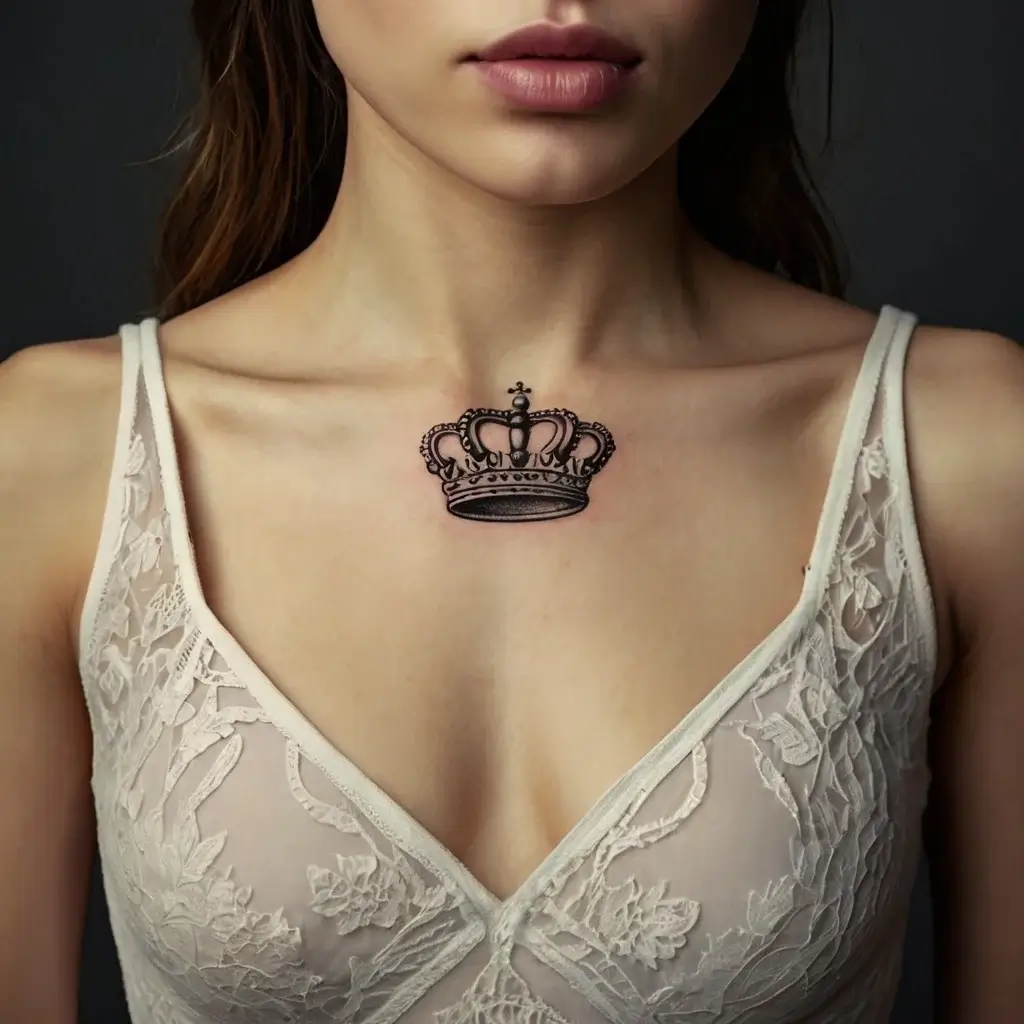 queen's crown tattoos (104)