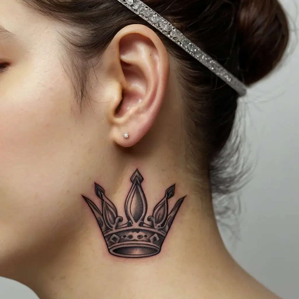 queen's crown tattoos (108)