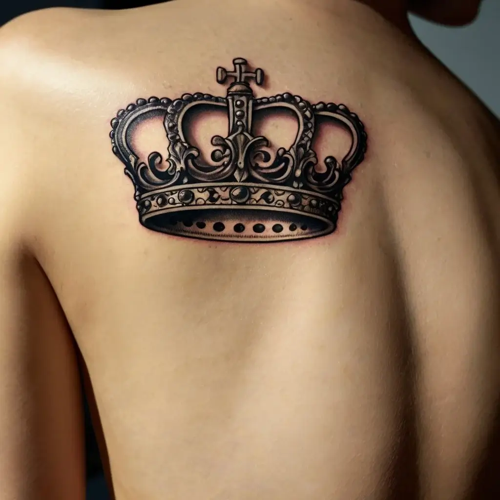 queen's crown tattoos (111)