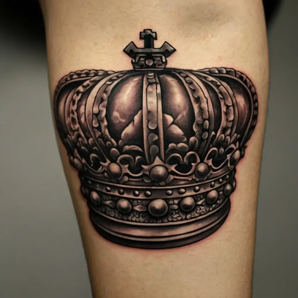 queen's crown tattoos (113)